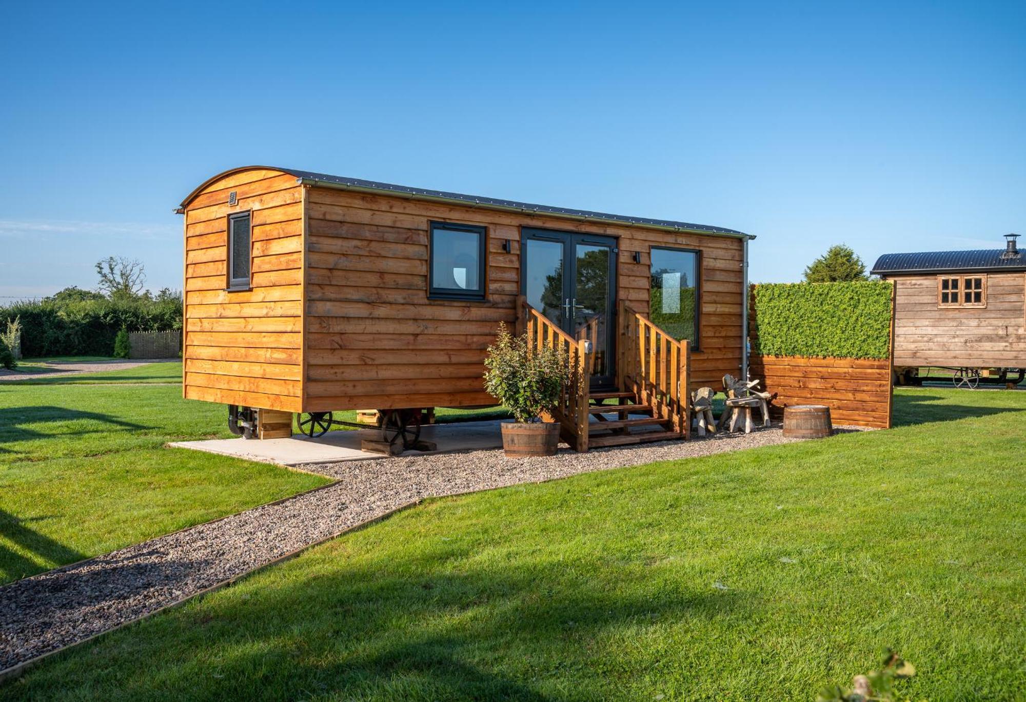 فندق Abberley Shepherds Hut - Ockeridge Rural Retreats Wichenford المظهر الخارجي الصورة